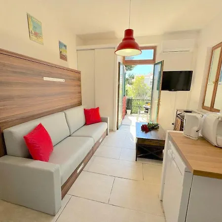Apartmán ⁂ Studio Cosy 3 Min De La Plage Terrasse Clim Nice
