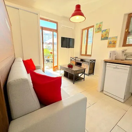 ⁂ Studio Cosy 3 Min De La Plage Terrasse Clim Apartmán