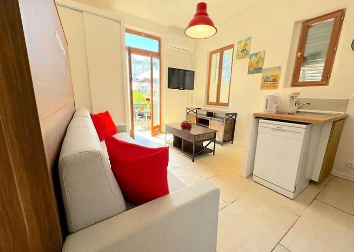 ⁂ Studio Cosy 3 Min De La Plage Terrasse Clim Apartment