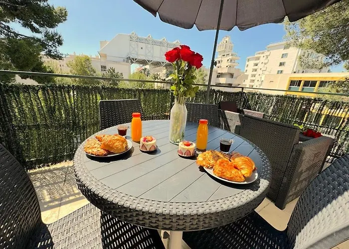 Apartman ⁂ Studio Cosy 3 Min De La Plage Terrasse Clim